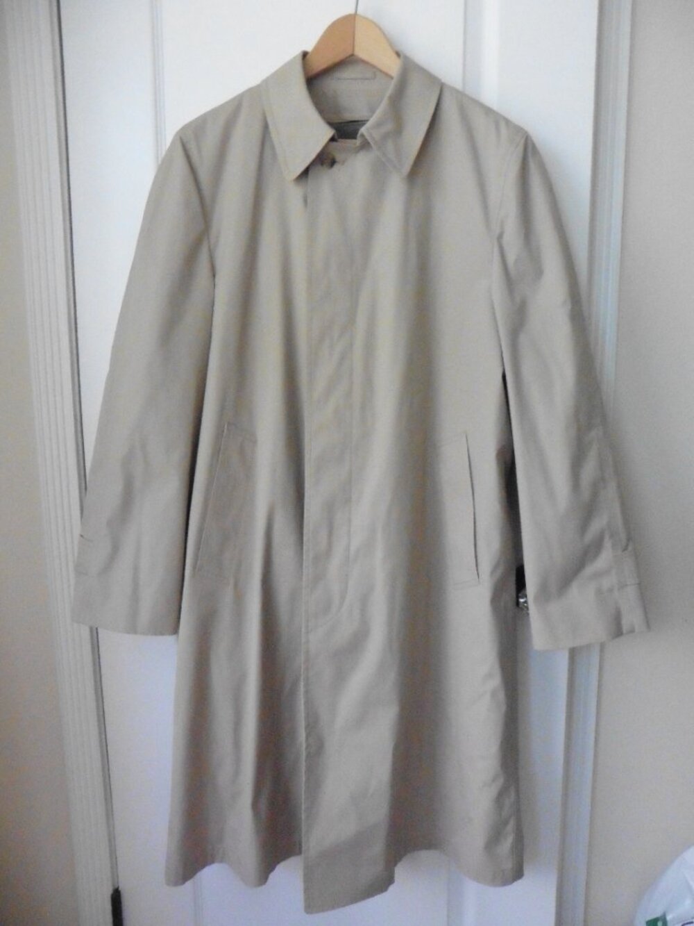London Fog Vintage USA Made Trench Coat Jacket Removeable Lining 40 Regular